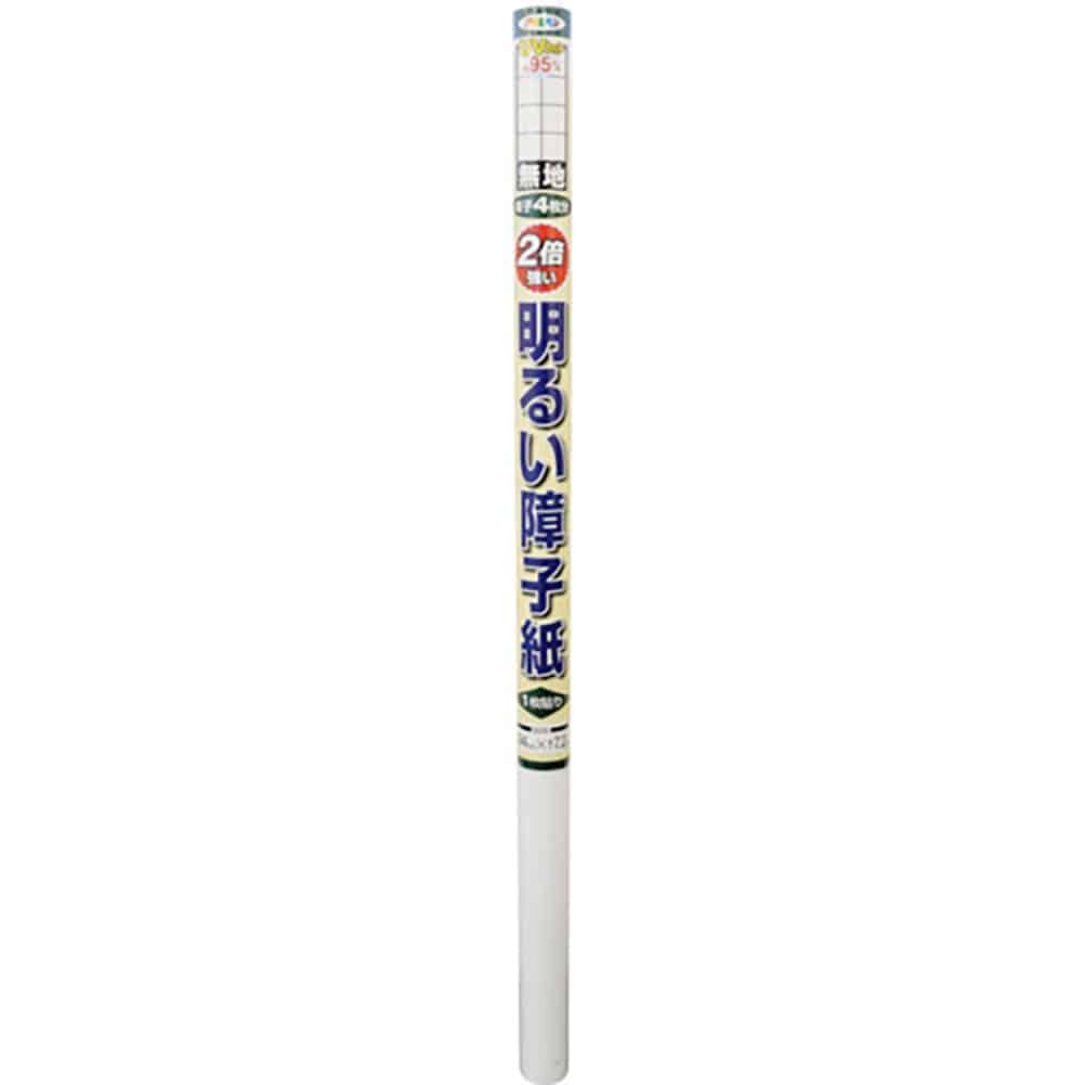 アサヒペン　ＵＶカット２倍強い明るい障子紙　９４ＣＭＸ７．２Ｍ　５２３１　無地　１４５３６９＿
