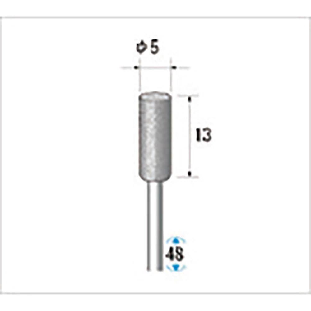 ナカニシ　メタルボンドダイヤバー　φ５×１３×軸φ２．３４　＃１００　１４６６１＿