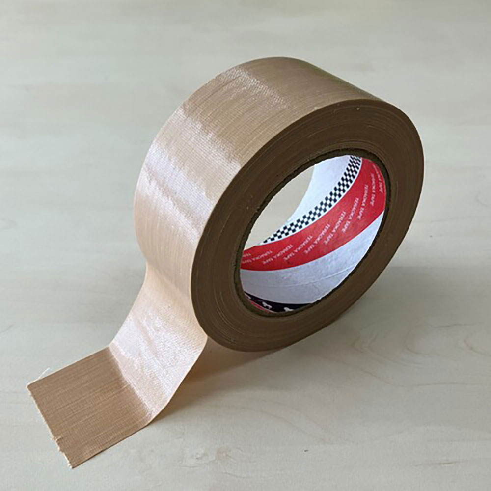 ＴＥＲＡＯＫＡ　ライトオリーブテープＮＯ．１５０クリーム７５ｍｍ×２５Ｍ　１５０Ｃ７５Ｘ２５＿