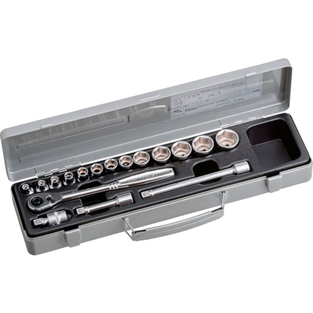 ＴＯＮＥ　ソケットレンチセット　１７ｐｃｓ　６角　１５７０ＭＳ＿