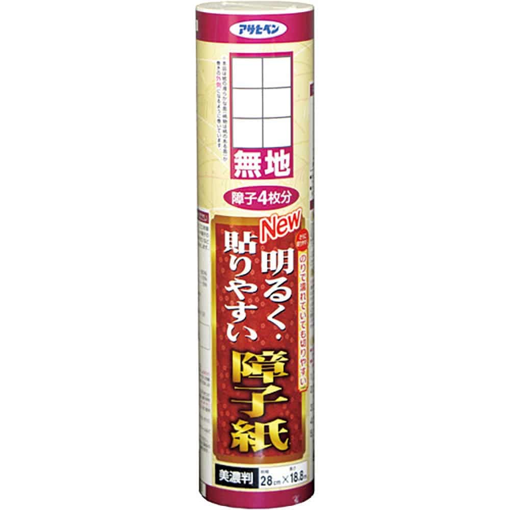 アサヒペン　ＮＥＷ明るく貼りやすい障子紙　２８ＣＭＸ１８．８Ｍ　９１２１無地　１６７５８３＿