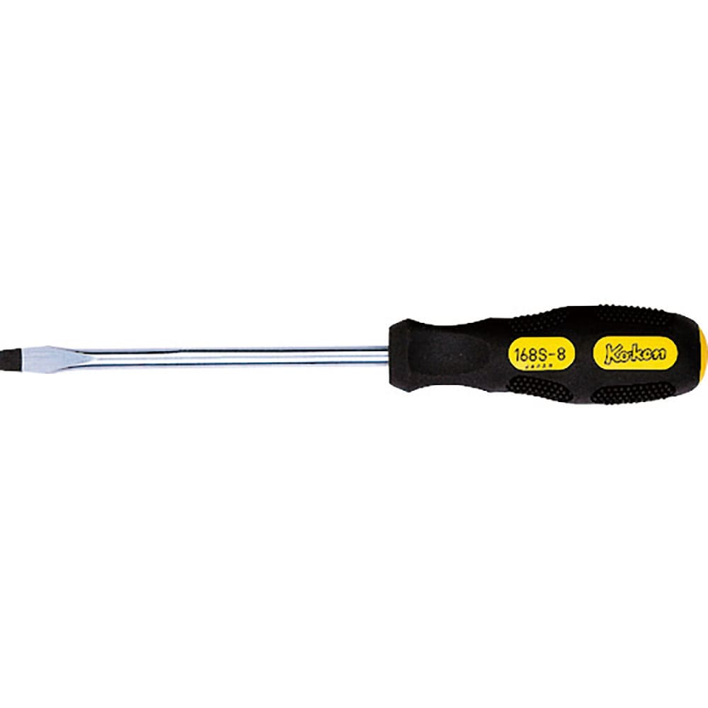 Ko-ken マイナスドライバー 軸長300mm No.6 168S-6(300)_