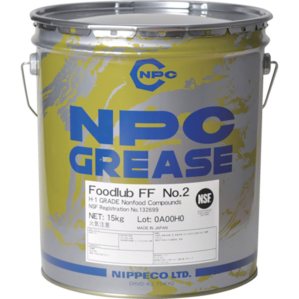 ＮＩＰＰＥＣＯ　食品機械用　フードルブＦＦ　Ｎｏ．２　１５ｋｇペール　１９８０２０７１＿