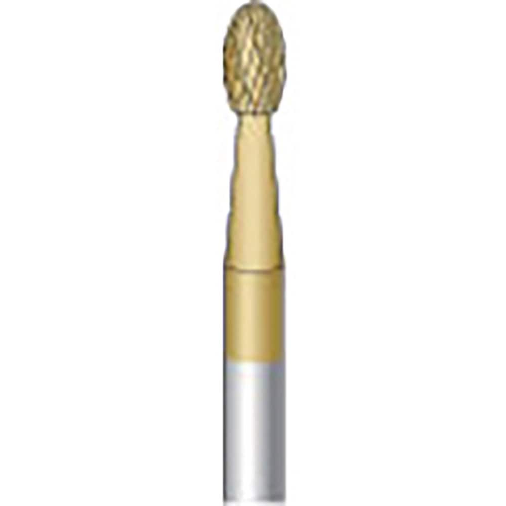 ナカニシ　チタンコート超硬カッター　楕円型　ダブルカット　φ３×５．５×軸φ３　２１２３１＿