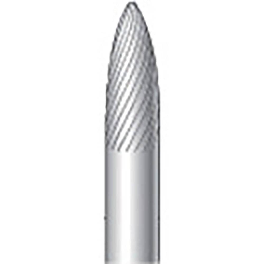 ナカニシ　チタンコート超硬カッター　砲弾型　シングルカット　φ６×１６×軸φ６　２１６１１＿