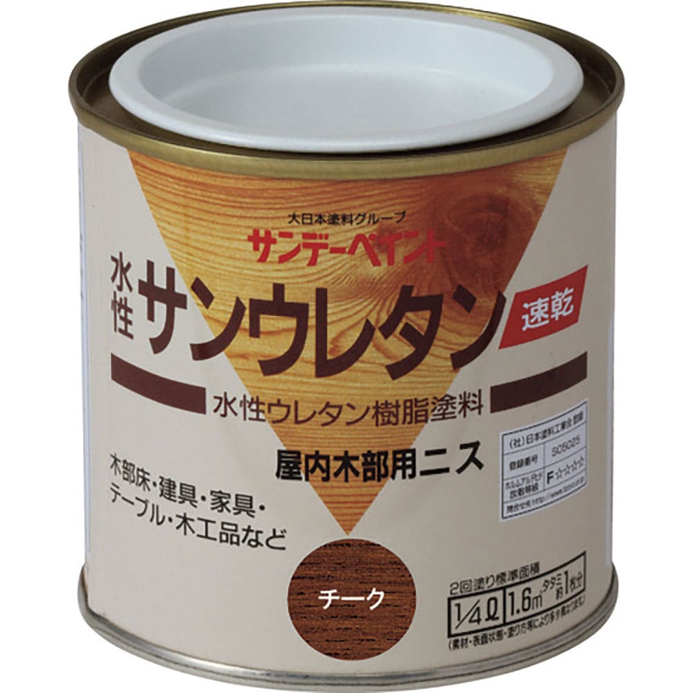 サンデーペイント　速乾水性サンウレタン　とうめいつやあり　２５０Ｍ　２１Ｑ１１＿
