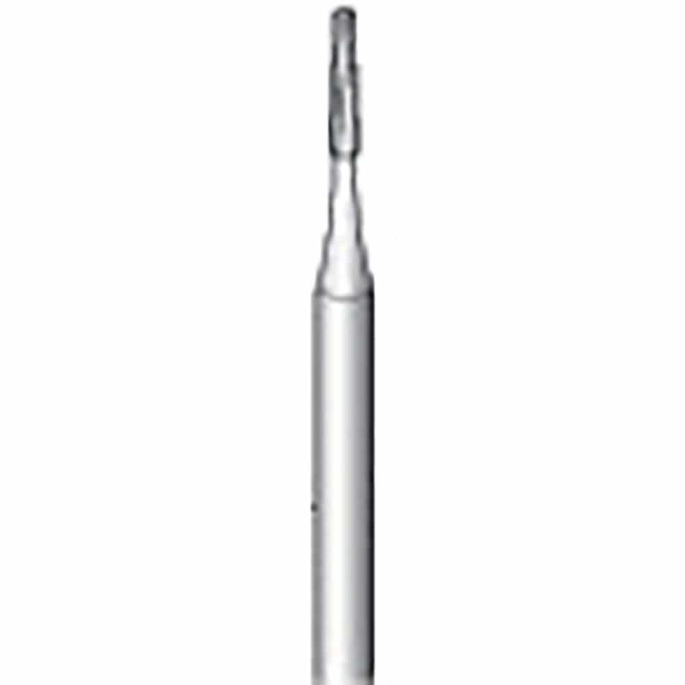 ナカニシ　超硬カッター　５本入　テーパー型　シングルカット　φ０．８×４×軸φ１．６　２２０７１＿