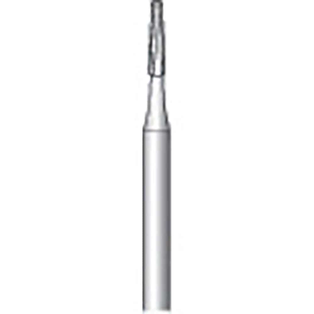 ナカニシ　超硬カッター　５本入　テーパー型　シングルカット　φ１×４．５×軸φ１．６　２２０７２＿