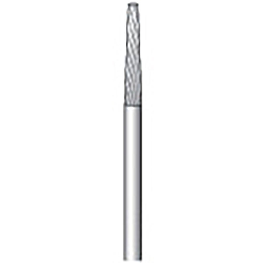 ナカニシ 超硬カッター 5本入 テーパー型 シングルカット φ1.6×9.5×軸φ1.6 2211_