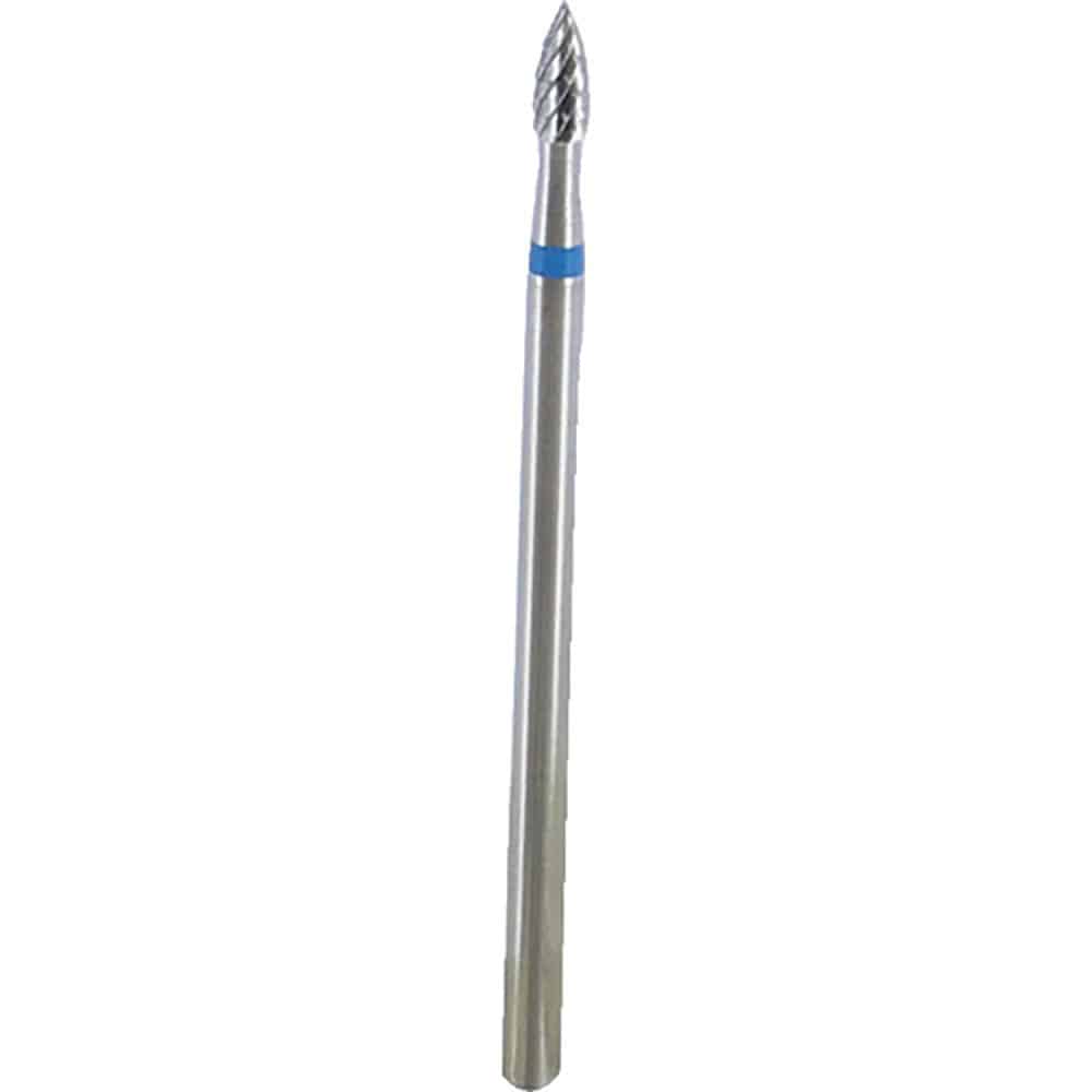 ナカニシ 超硬カッター 楕円型 ダブルカット φ2.3×5×軸φ2.34 23405_
