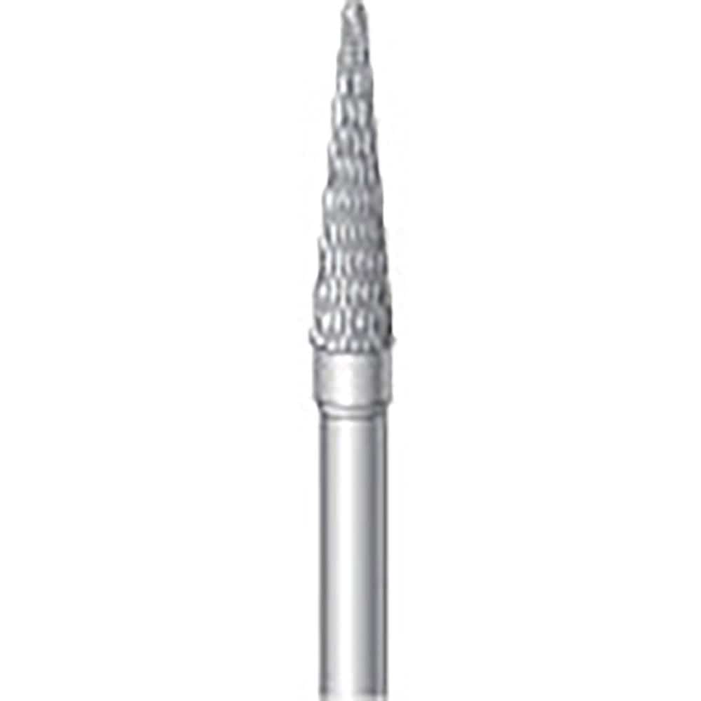 ナカニシ　超硬カッター　テーパー型　ダブルカット　φ３．１×１３×軸φ２．３４　２３４０９＿