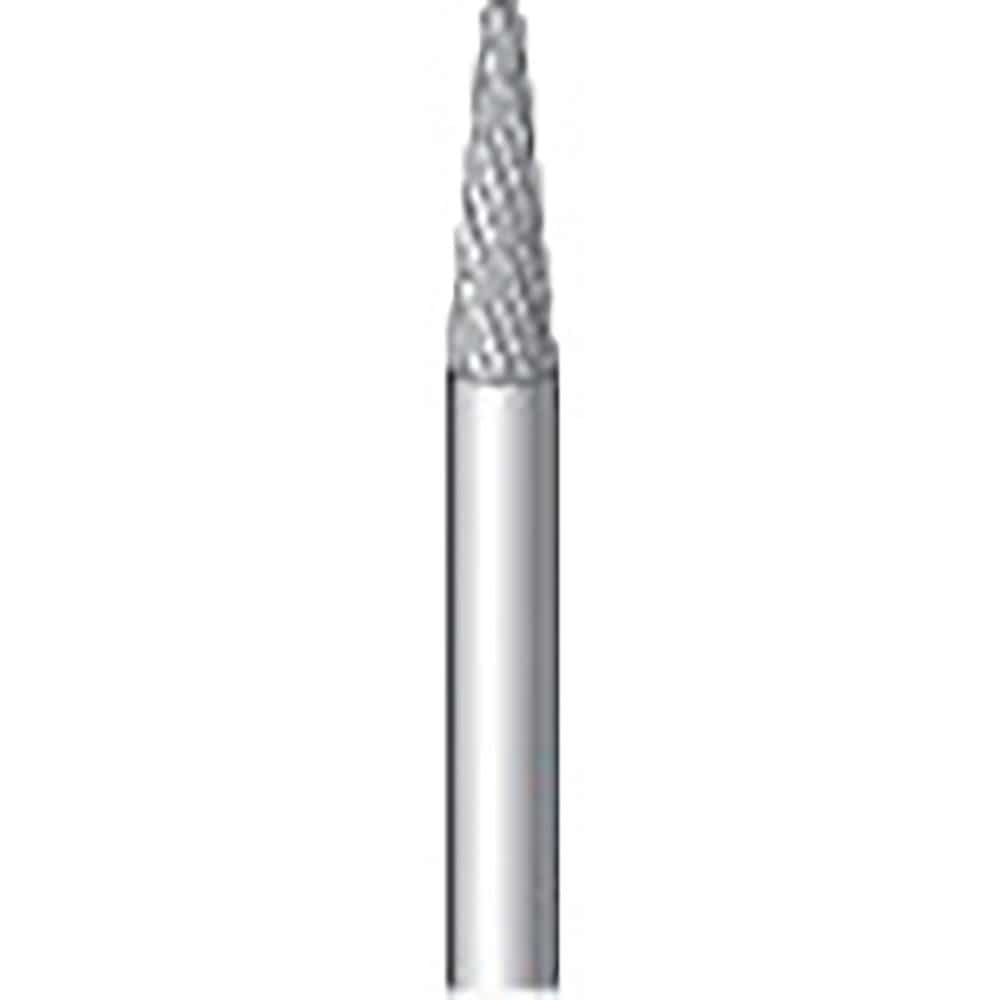 ナカニシ　超硬カッター　テーパー先丸型　ダイヤカット・細目　φ２．３×８×軸φ２．３４　２３５０２＿