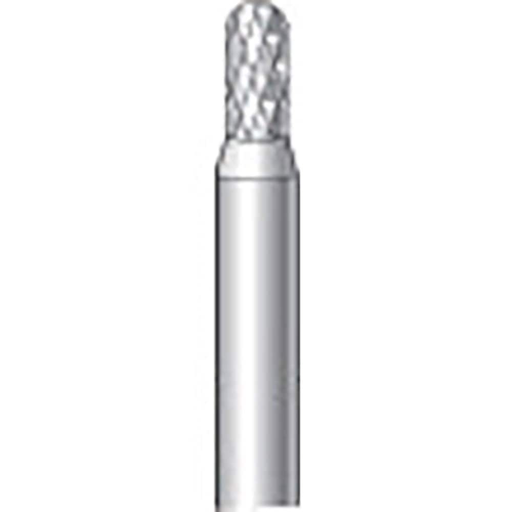ナカニシ　超硬カッター　円筒先丸型　ダブルカット　φ２．３×５×軸φ３　２４０９１＿