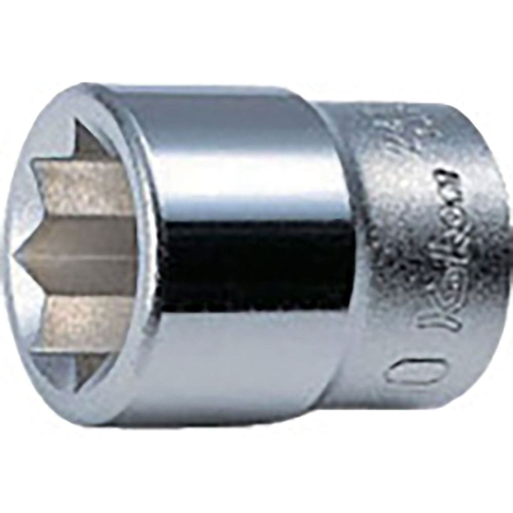 Ｋｏ－ｋｅｎ　２重４角ソケット　差込角６．３５ｍｍ　対辺１／４インチ　２４１５Ａ－１／４＿