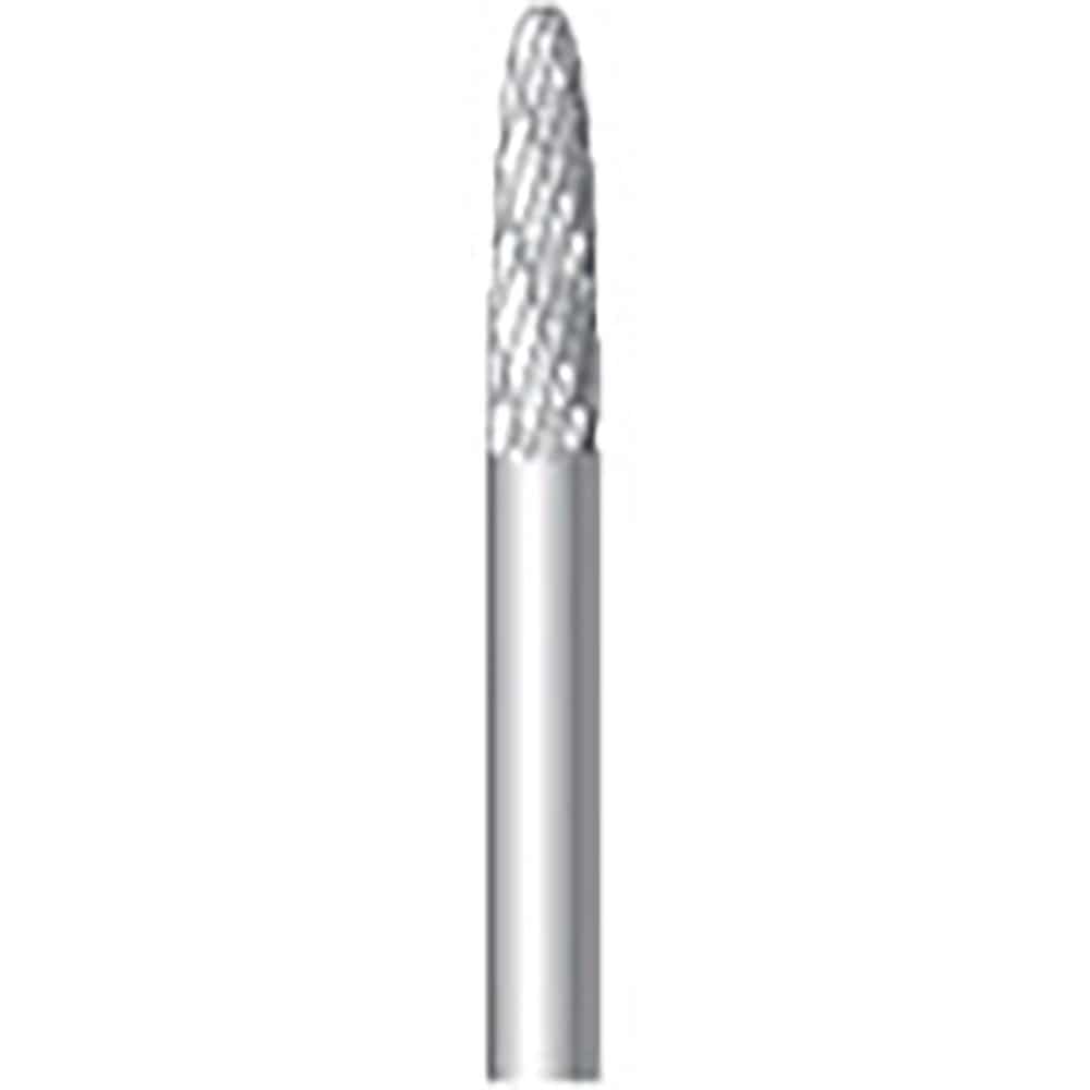 ナカニシ　超硬カッター　ロング　砲弾型　ダブルカット　φ３×１２．７×軸φ３　２４３５１＿