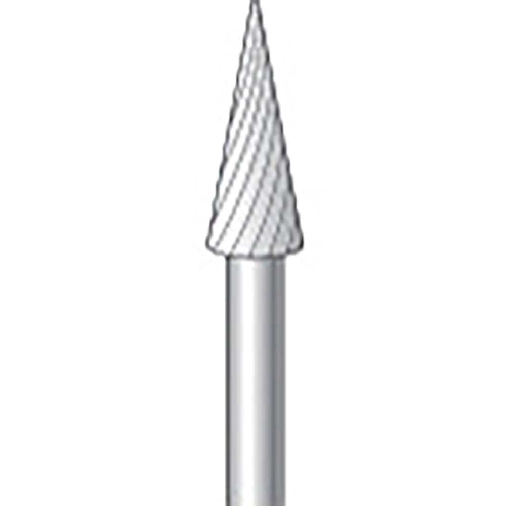 ナカニシ 超硬カッター テーパー型 シングルカット φ5×12.7×軸φ3 16° 24453_