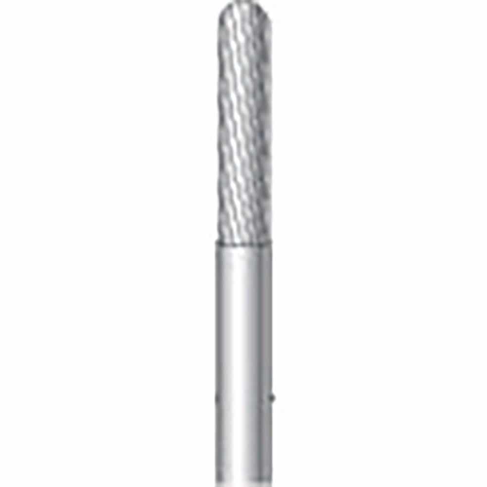 ナカニシ　逆回転用超硬カッター　円筒先丸型　シングルカット　φ３×１４×軸φ３　２４７１１＿