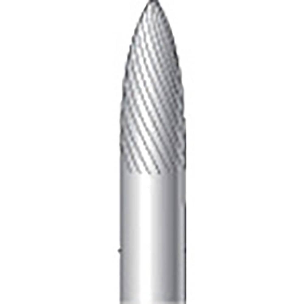 ナカニシ　逆回転用超硬カッター　砲弾型　シングルカット　φ６×１６×軸φ６　２４８１１＿