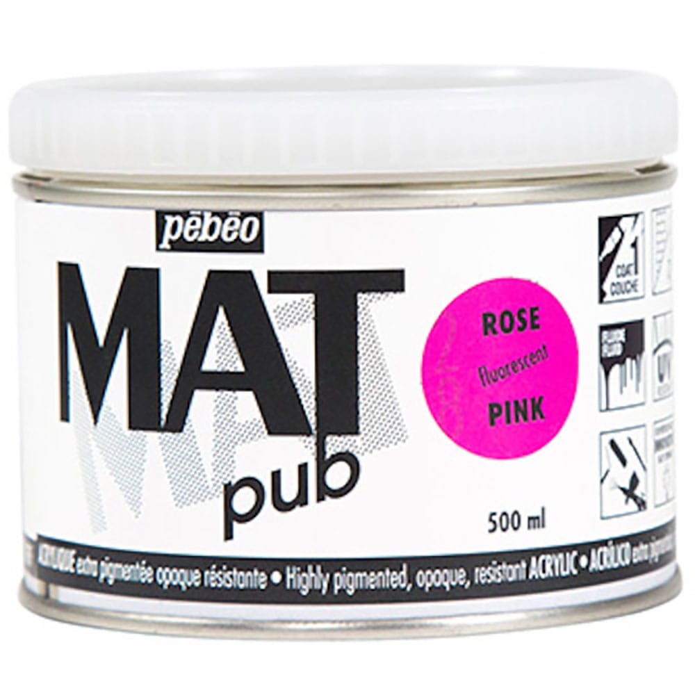 Ｐｅｂｅｏ　マットピュブ　５００ｍｌ　ＮＯ．２８　フルレセントピンク　２５７０２８＿