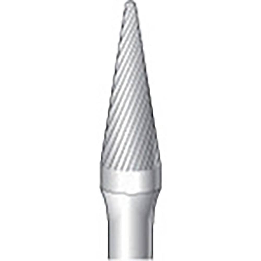 ナカニシ　超硬カッター　テーパー型　シングルカット　φ８×２２×軸φ６　１４°　２６１５２＿