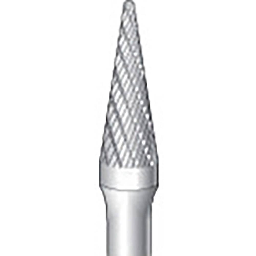 ナカニシ　超硬カッター　テーパー型　ダブルカット　φ８×２２×軸φ６　１４°　２６１６２＿