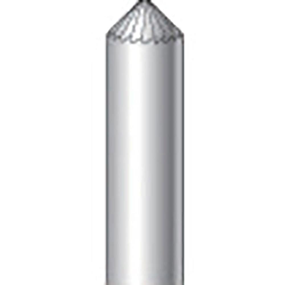 ナカニシ　超硬カッター　テーパー型　シングルカット　φ６×３×軸φ６　９０°　２６２２１＿