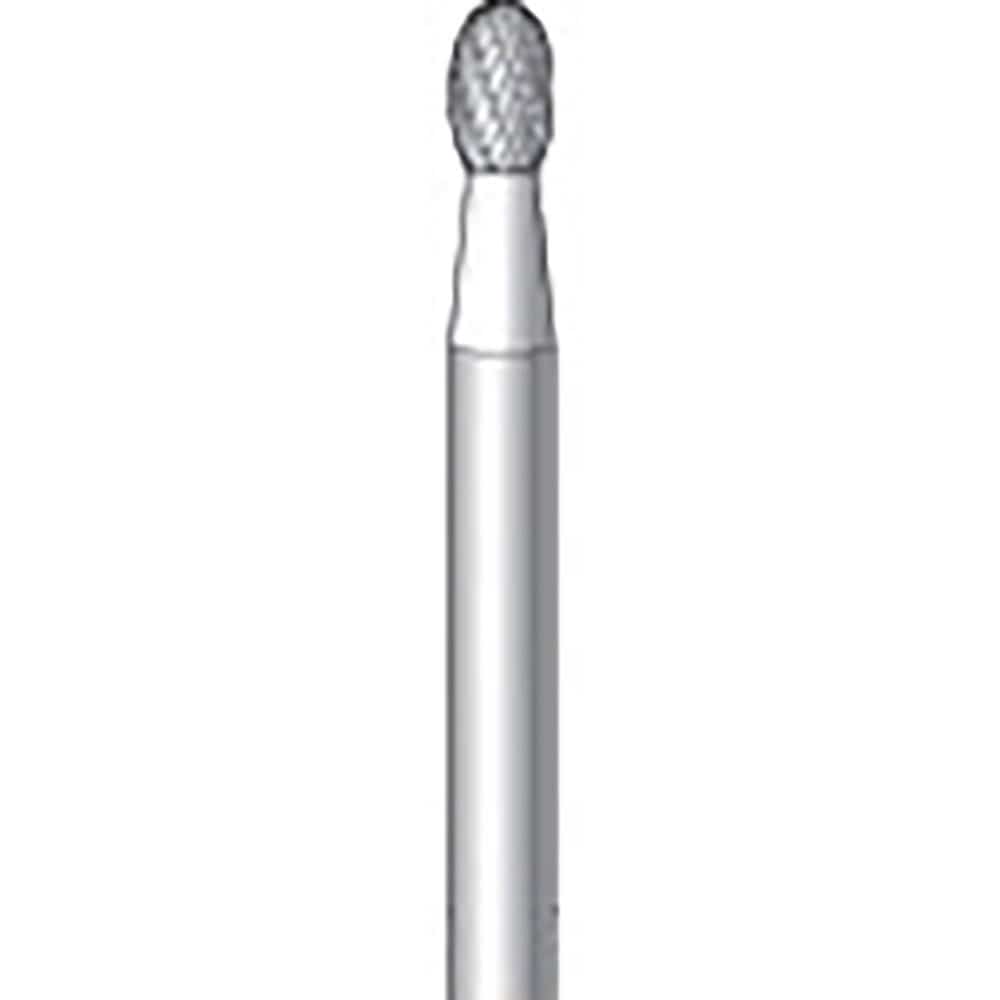 ナカニシ　ロングシャフト超硬カッター　楕円型　ダブルカット　φ６×９．５×軸φ６　２６６３１＿