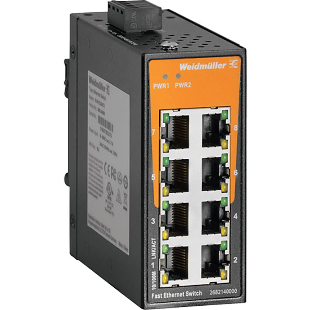 ワイドミュラー　ワイドミュラー　ＩＥ－ＳＷ　産業用スイッチングＨＵＢ　８ポート　２６８２１４０００＿