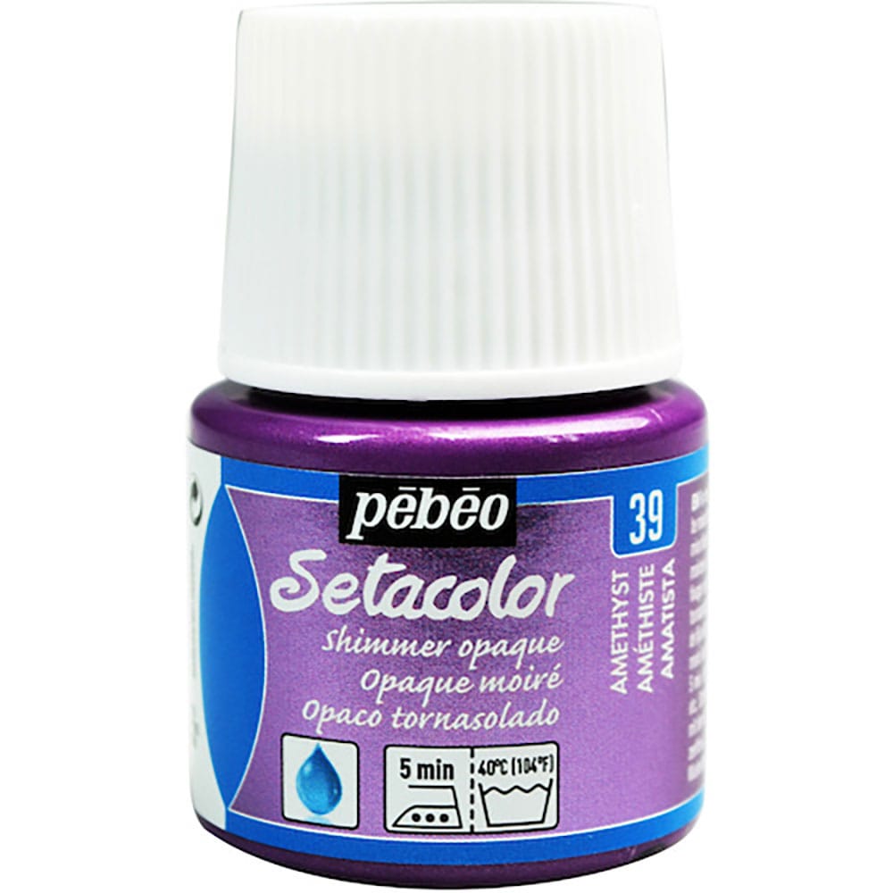 Ｐｅｂｅｏ　布用水性アクリル絵具セタカラーシマー　４５ｍｌ　アメジスト　２９５０３９＿