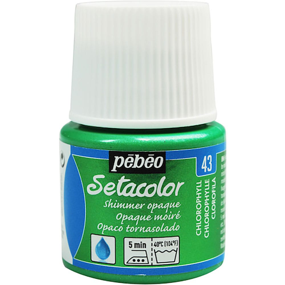 Ｐｅｂｅｏ　布用水性アクリル絵具セタカラーシマー　４５ｍｌ　クロロフィル　２９５０４３＿