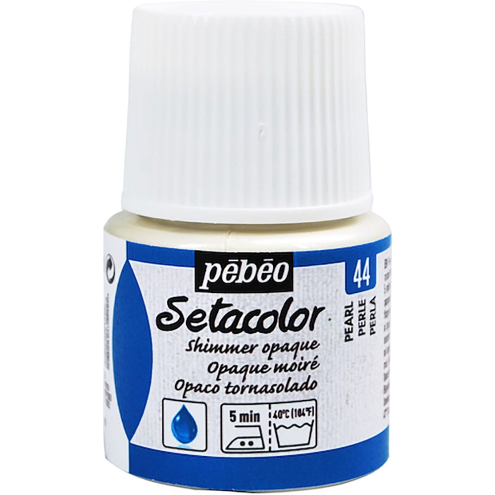 Ｐｅｂｅｏ　布用水性アクリル絵具セタカラーシマー　４５ｍｌ　パール　２９５０４４＿