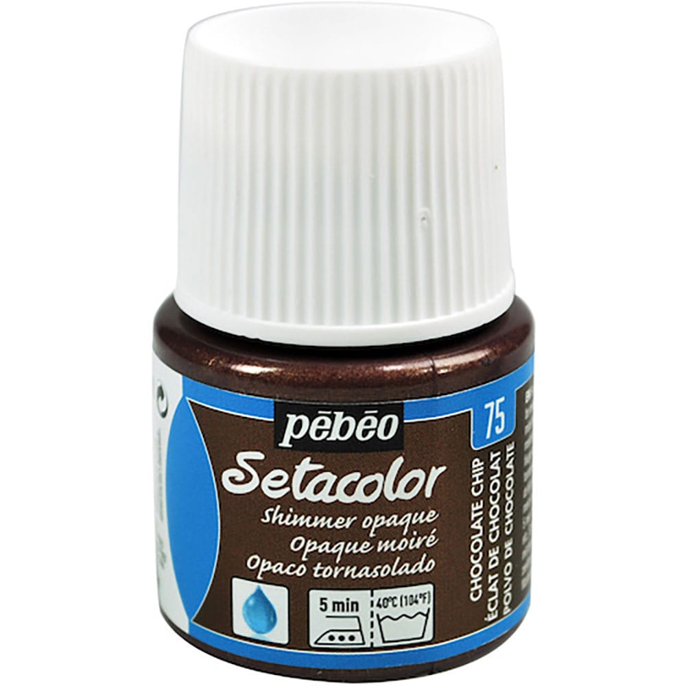 Ｐｅｂｅｏ　布用水性アクリル絵具セタカラーシマー　４５ｍｌ　チョコレートチップ　２９５０７５＿