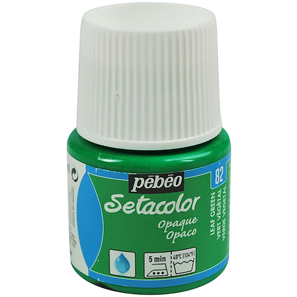 Ｐｅｂｅｏ　布用水性アクリル絵具セタカラー不透明色　４５ｍｌ　リーフグリーン　２９５０８２＿
