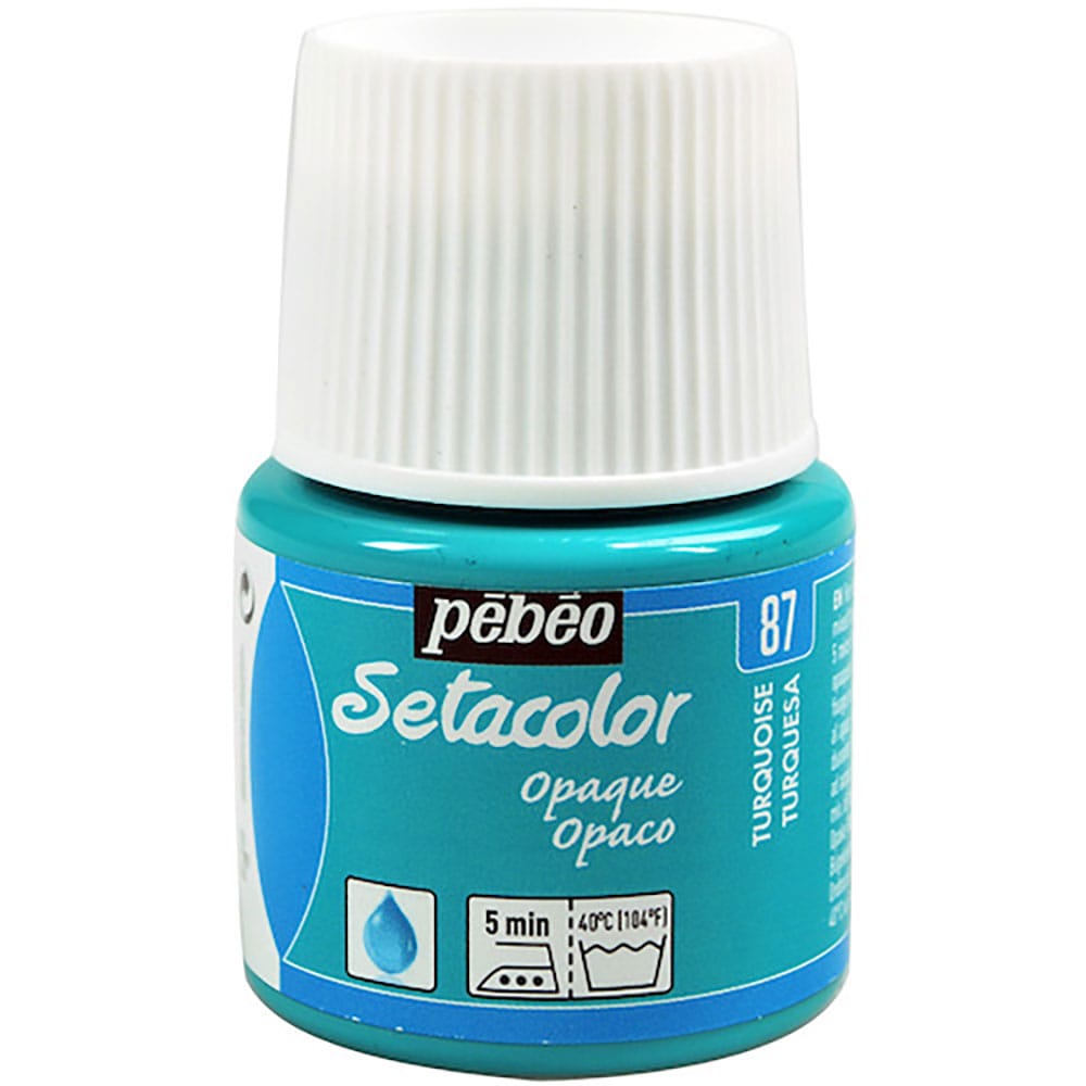 Ｐｅｂｅｏ　布用水性アクリル絵具セタカラー不透明色　４５ｍｌ　ターコイズ　２９５０８７＿