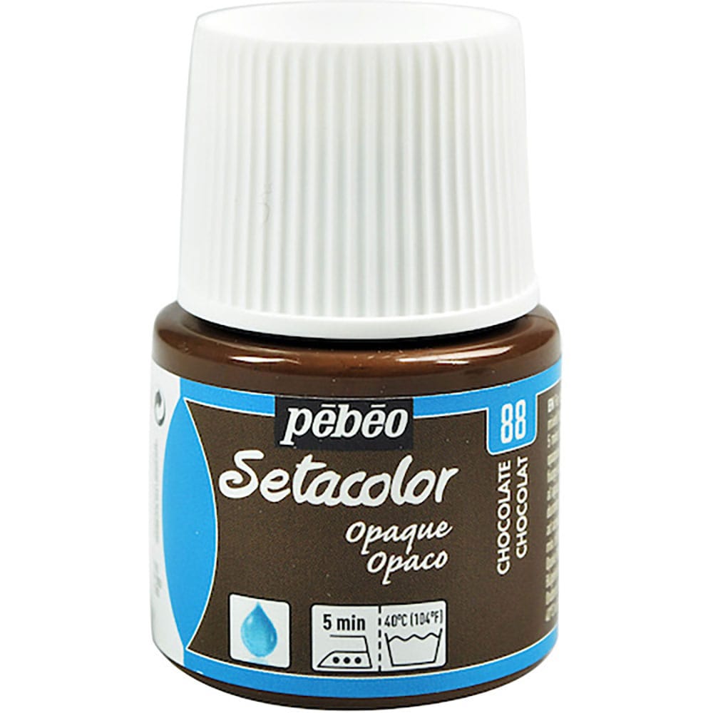 Ｐｅｂｅｏ　布用水性アクリル絵具セタカラー不透明色　４５ｍｌ　チョコレート　２９５０８８＿
