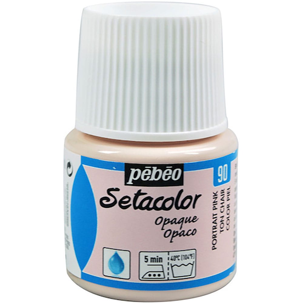 Ｐｅｂｅｏ　布用水性アクリル絵具セタカラー不透明色　４５ｍｌ　ポートレートピンク　２９５０９０＿