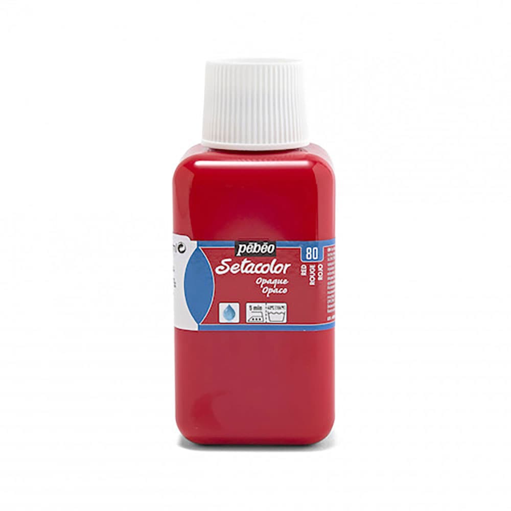 Ｐｅｂｅｏ　布用水性アクリル絵具セタカラー不透明　２５０ｍｌ　レッド　２９６０８０＿