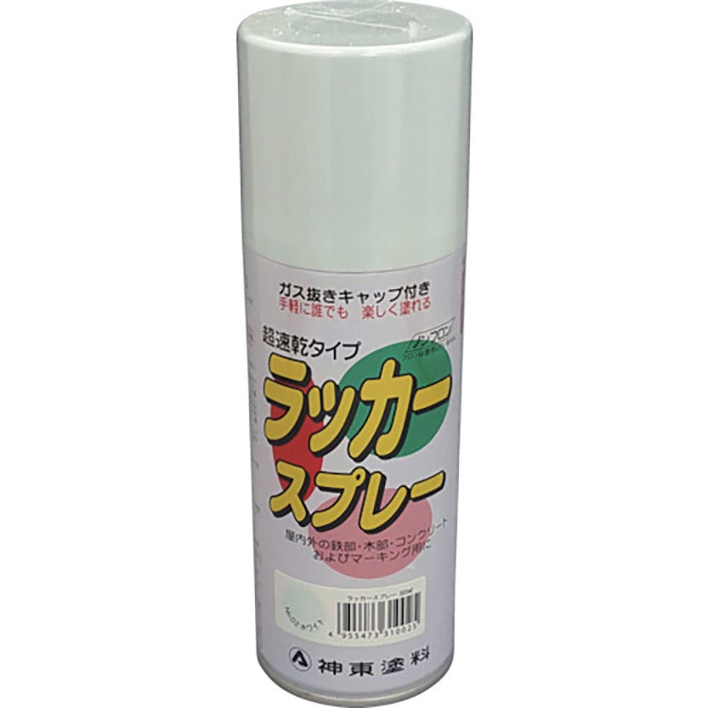 シントー　ラッカースプレー　ホワイト　３００ＭＬ　３１０２－０．３＿