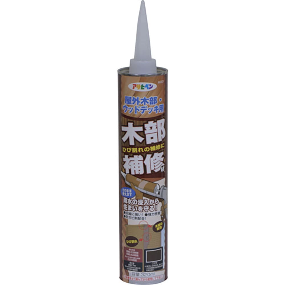 アサヒペン　木部補修材３２０ＭＬＭ００１　こげ茶　３１０６０６＿