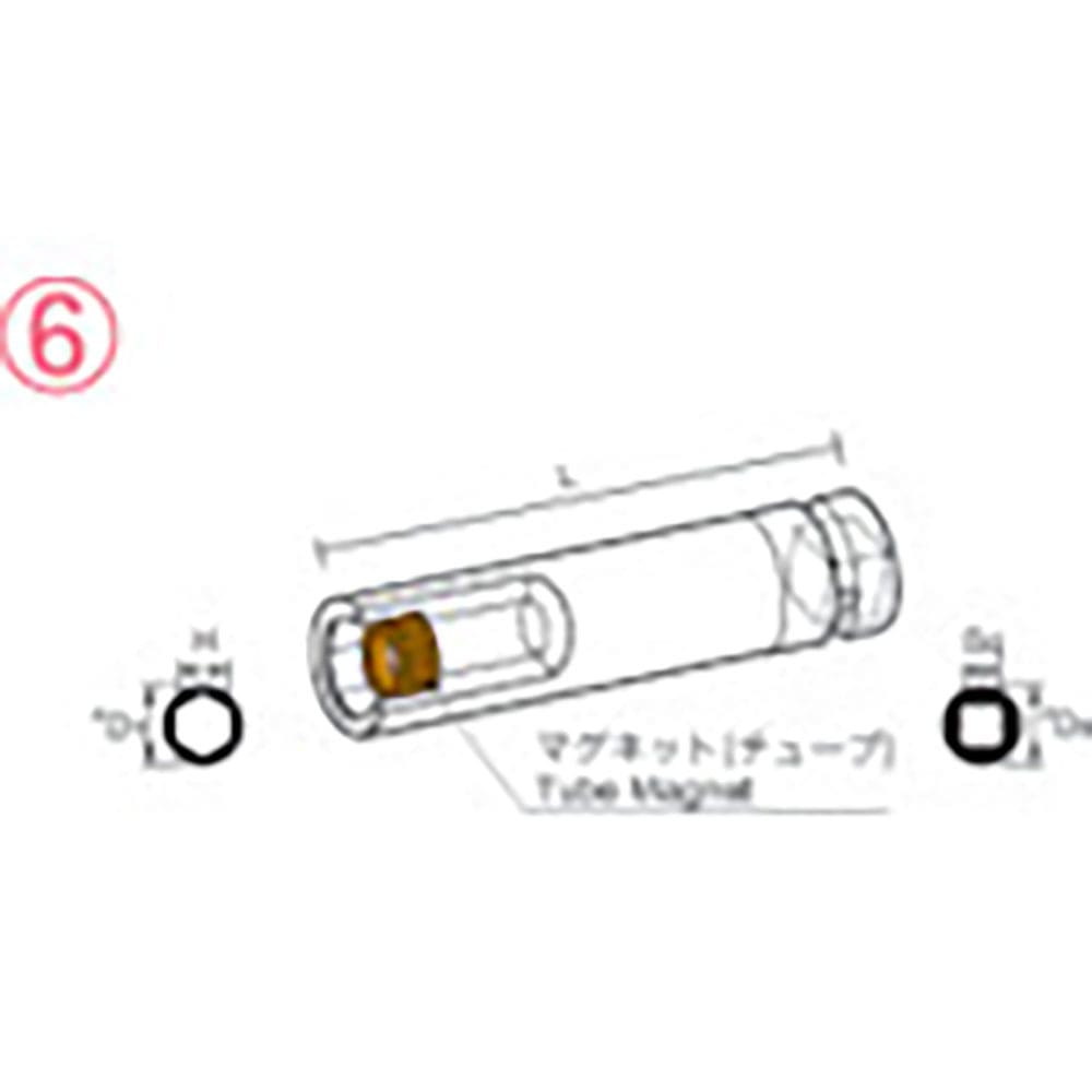 ナック　マグネットチューブタイプ　ディープ差込角９．５２ｘ対辺１０ｍｍｘ５０Ｌ　３１０ＭＴ５０＿