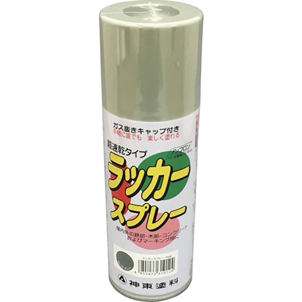 シントー ラッカースプレー グレー 300ML 3112-0.3_