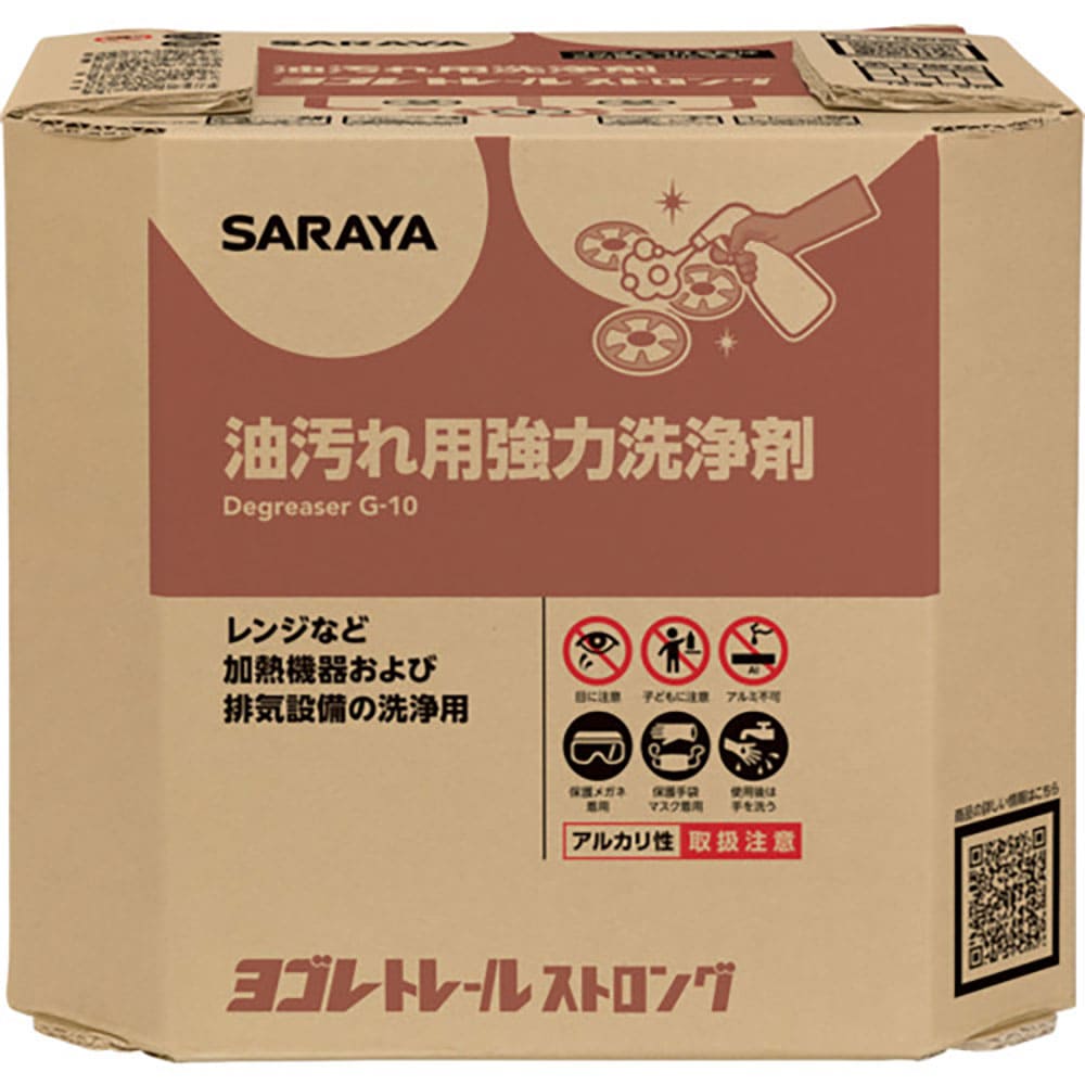 サラヤ ヨゴレトレールストロング10kg八角BIB 32394_