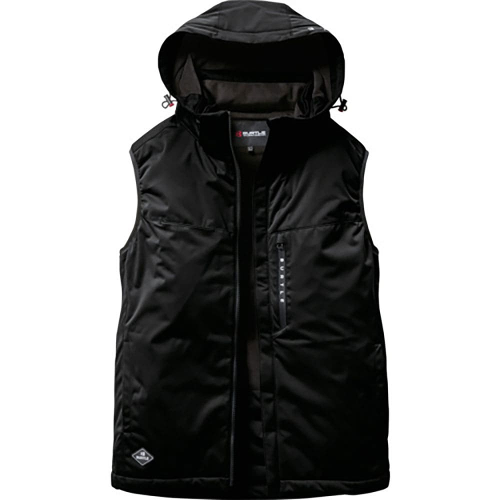 BURTLE ストレッチフーディ防寒ベスト3264-35-Mブラック 3264-35-M_