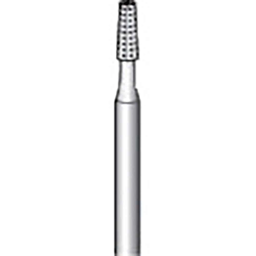 ナカニシ 精密スチールカッター 12本入 テーパー型 φ2.1×5.7×軸φ2.34 33118_