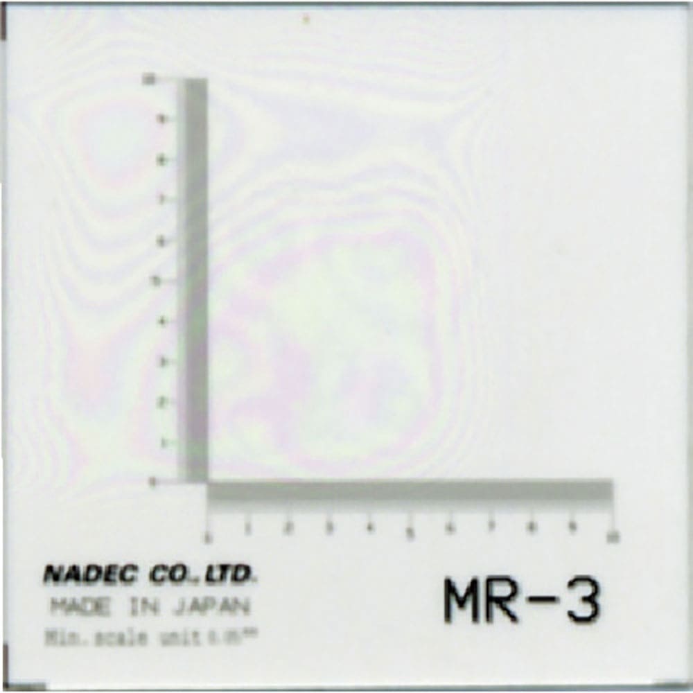 ＫＥＮＩＳ　顕微鏡用マイクロルーラー　ＭＲ－３　（５枚入）　３－３２１－０６９２＿