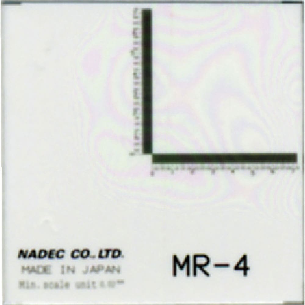 ＫＥＮＩＳ　顕微鏡用マイクロルーラー　ＭＲ－４　（５枚入）　３－３２１－０６９３＿