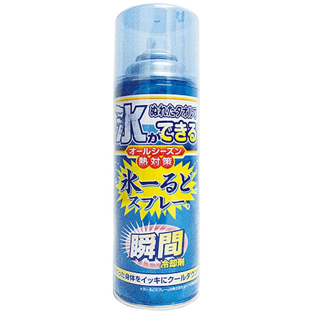 緑十字　熱中症予防対策商品　瞬間冷却剤　氷～るどスプレー　４２０ｍｌ　３７５６４１＿