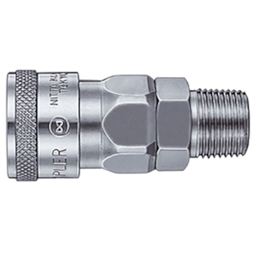 日東　鋼鉄製ハイカプラ　ふっ素ゴムＦＫＭ　Ｘ－１００（０４００８）　４０ＳＭ　ＳＴＥＥＬ　ＦＫＭ＿