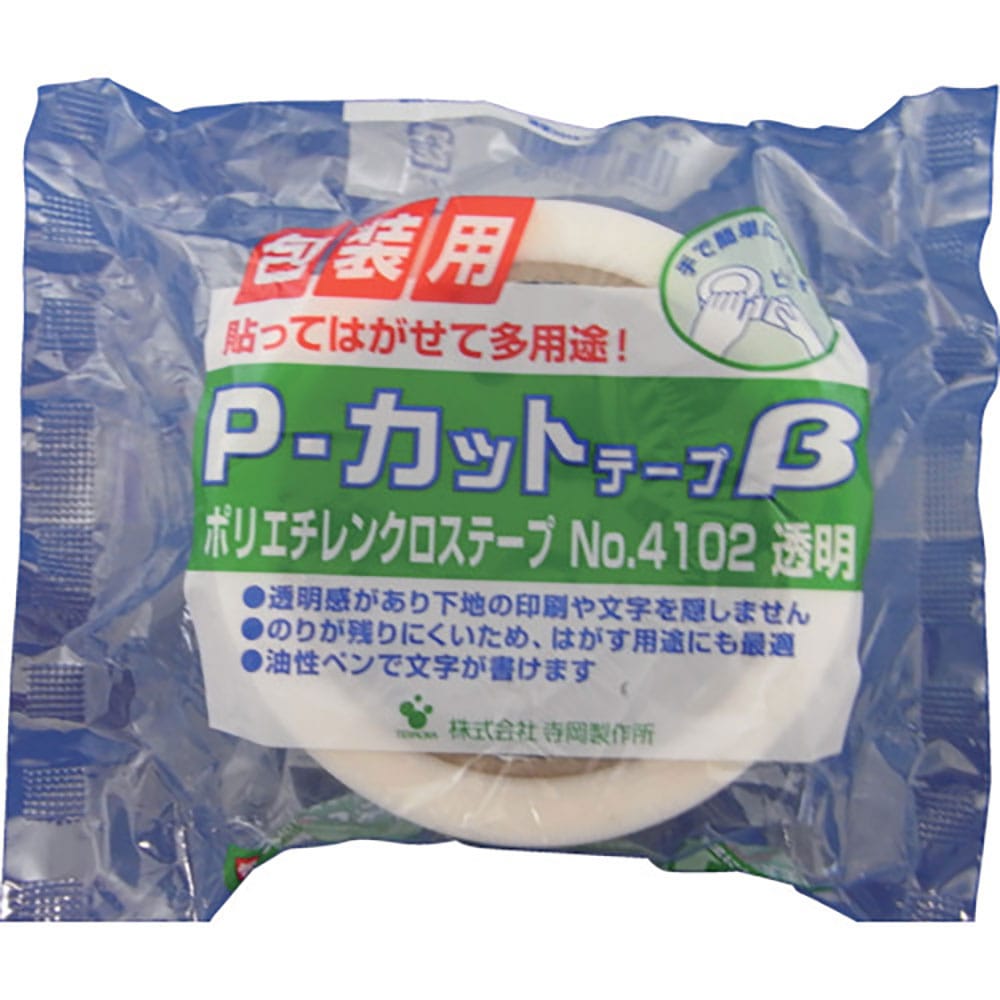 ＴＥＲＡＯＫＡ　Ｐ－カットテープβ　ＮＯ．４１０２　透明　５０ｍｍＸ２５Ｍ　４１０２　５０Ｘ２５＿