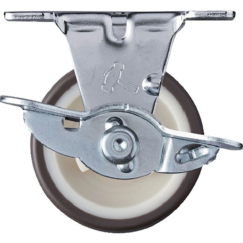 ハンマー Eシリーズ固定式ウレタン車輪(ナイロンホイール)50mm SP付 415ER-UR50_